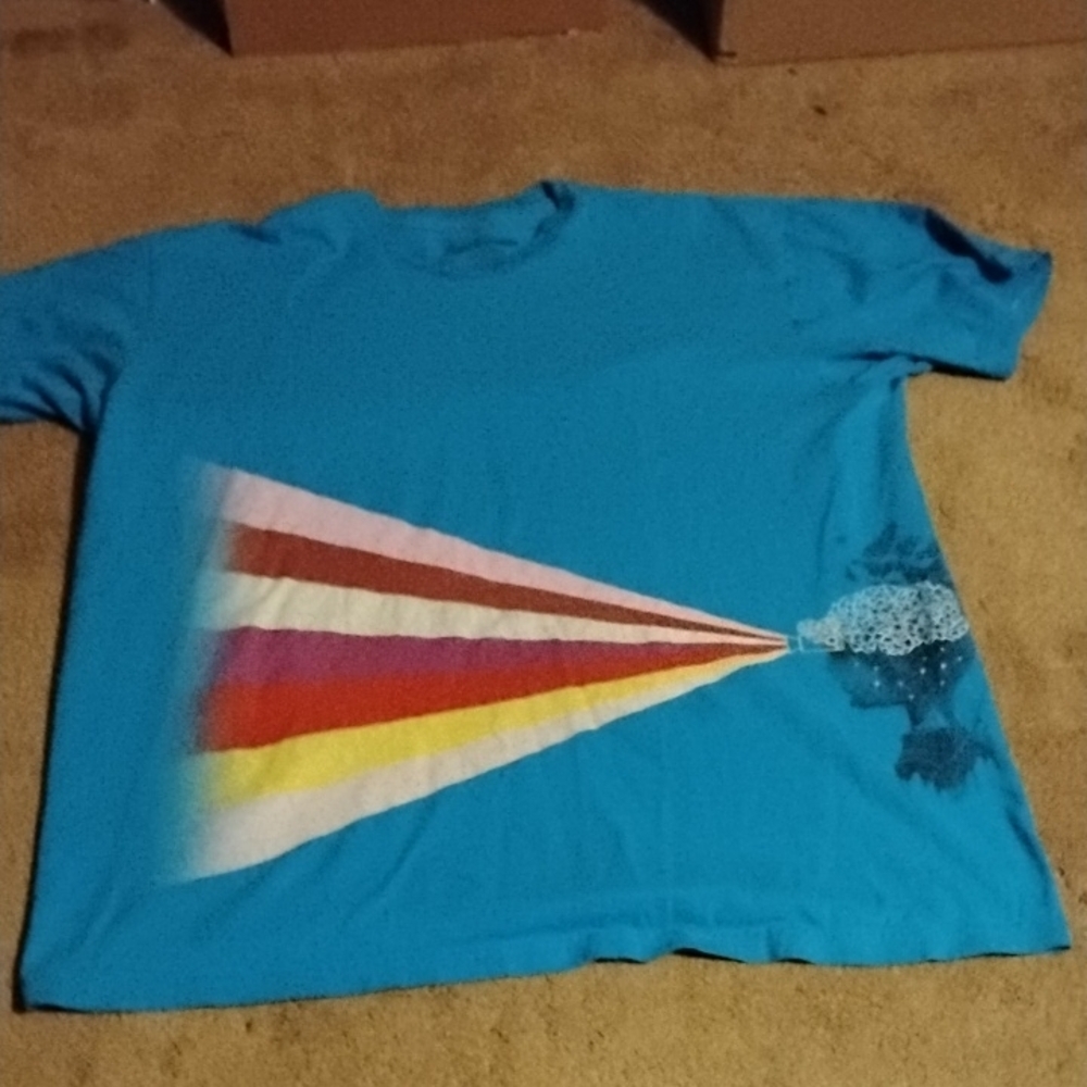 Vintage Threadless Art Is Movies XL Blue T-Shirt